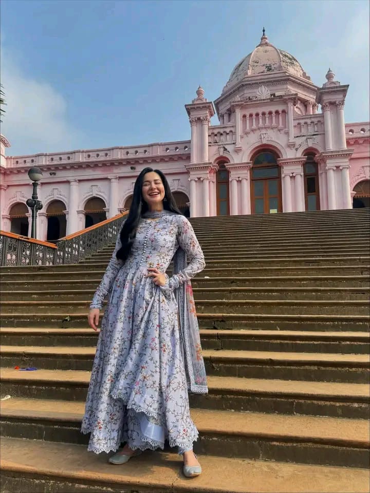 Floral Anarkali Dress