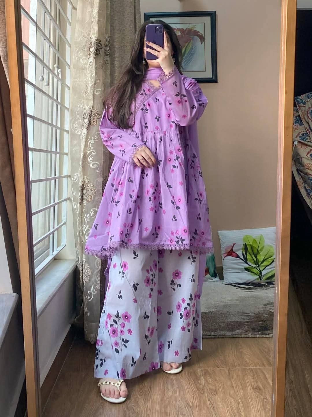 Floral Three-piece Set